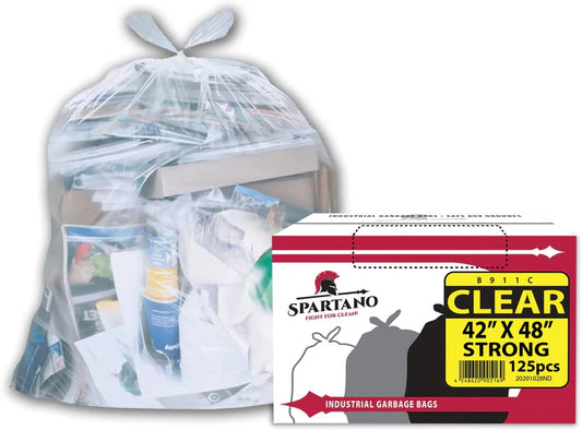Garbage Bags - Strong - Clear - 42x48