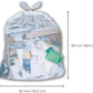 Garbage Bags - 30x38 - Ex Strong - Clear