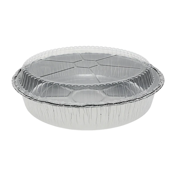 Round Plastic Lid - 7" Aluminum Container