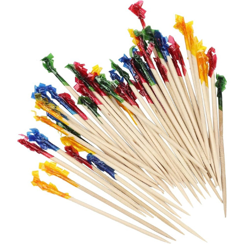 4” Frilled Toothpicks (80–170 Count)