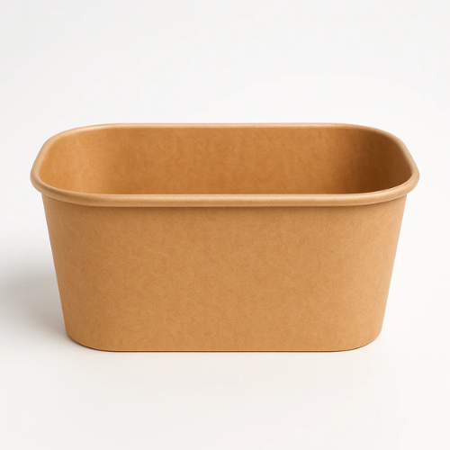 Rectangular Kraft Paper Container 1000ml