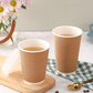 Kraft Double Wall Ripple Coffee Cup 12oz