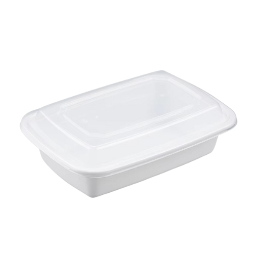 Plastic Round Containers with Lids (24–28oz, 7”)