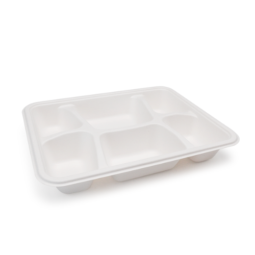 MFPP Food Thali 6 Compartment with Lid